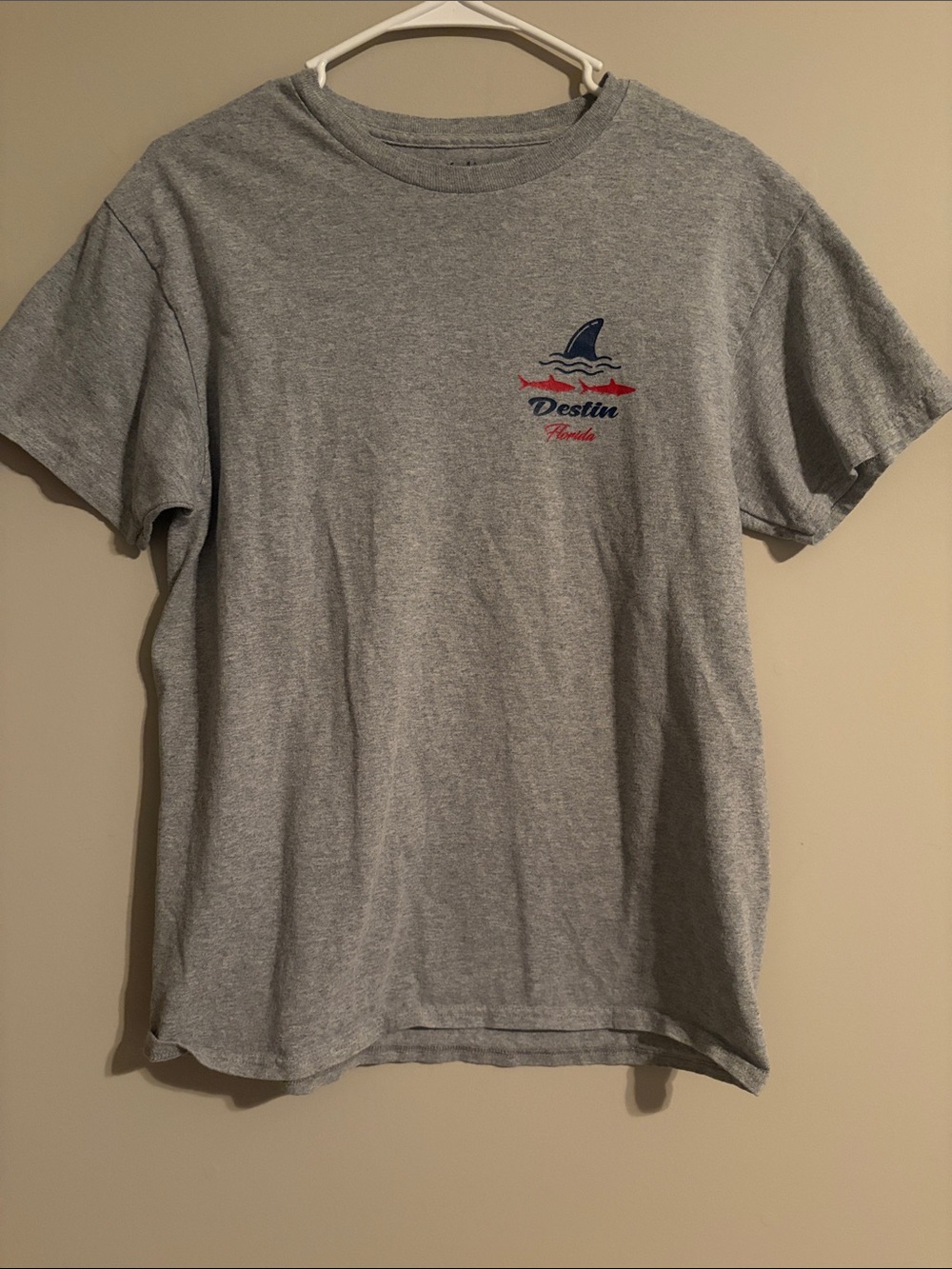Destin Florida Gray Short-Sleeve Graphic Tee